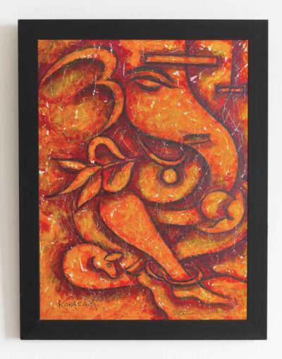Korasala Ganesha Artwork 02 - Black Border